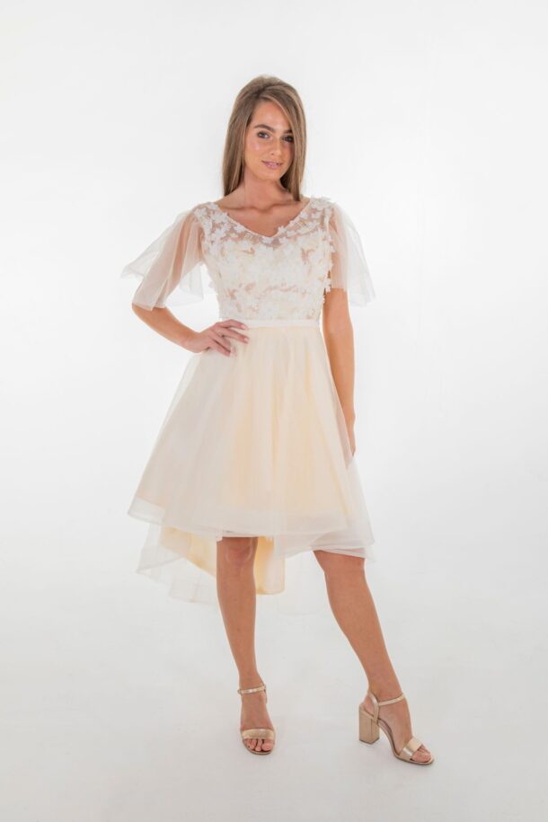 model in finley bridesmaids dress